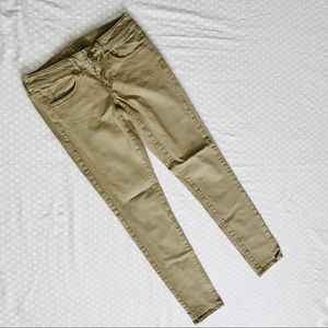 American Eagle Super Stretch Tan Jeggings 2